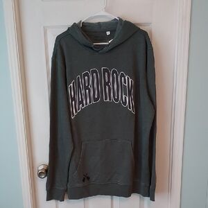Hard Rock Cafe Green Sweater with Collegiate Logo